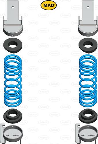 MADDVSE HV-196220 - Комплект ходової частини, пружини avtolavka.club