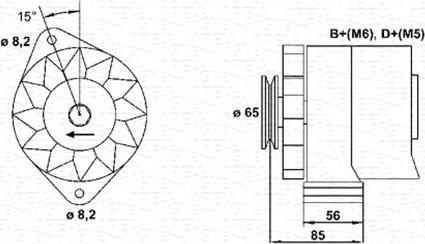 Magneti Marelli 944356732010 - Генератор avtolavka.club