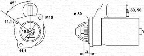 Magneti Marelli 944251059010 - Стартер avtolavka.club