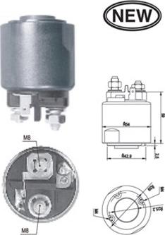 Magneti Marelli 940113050546 - Тягове реле, стартер avtolavka.club