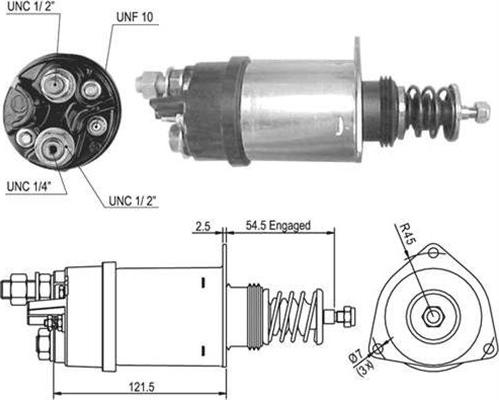 Magneti Marelli 940113050503 - Тягове реле, стартер avtolavka.club