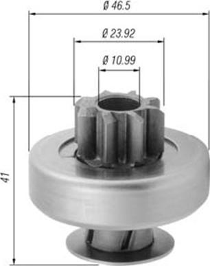 Magneti Marelli 940113020370 - Провідна шестерня, стартер avtolavka.club