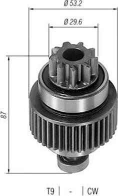 Magneti Marelli 940113020224 - Провідна шестерня, стартер avtolavka.club