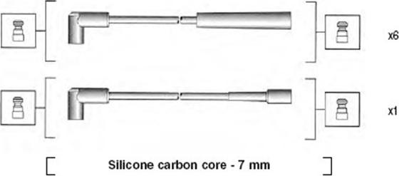 Magneti Marelli 941425010939 - Комплект проводів запалювання avtolavka.club