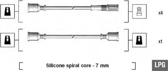 Magneti Marelli 941095430588 - Комплект проводів запалювання avtolavka.club