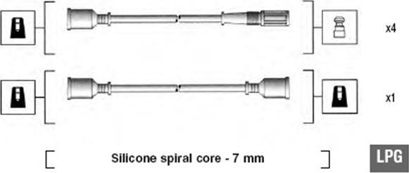 Magneti Marelli 941095580598 - Комплект проводів запалювання avtolavka.club