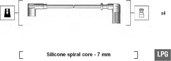 Magneti Marelli 941095680607 - Комплект проводів запалювання avtolavka.club