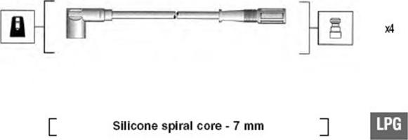 Magneti Marelli 941095130583 - Комплект проводів запалювання avtolavka.club