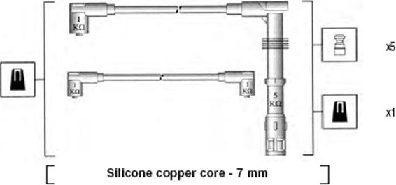 Magneti Marelli 941055090534 - Комплект проводів запалювання avtolavka.club