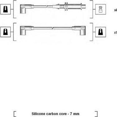 Magneti Marelli 941085070563 - Комплект проводів запалювання avtolavka.club