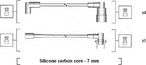 Magneti Marelli 941145410738 - Комплект проводів запалювання avtolavka.club