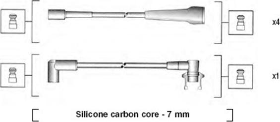 Magneti Marelli 941145420739 - Комплект проводів запалювання avtolavka.club