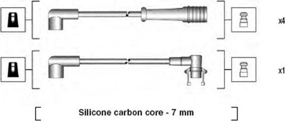 Magneti Marelli 941145150712 - Комплект проводів запалювання avtolavka.club