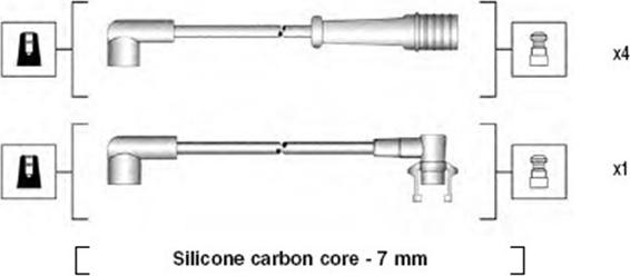 Magneti Marelli 941145320729 - Комплект проводів запалювання avtolavka.club