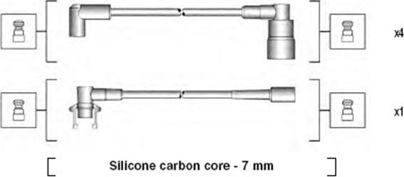 Magneti Marelli 941145370734 - Комплект проводів запалювання avtolavka.club