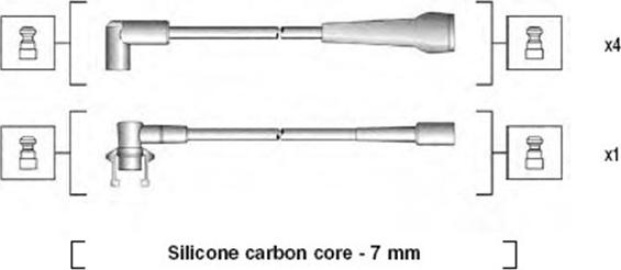Magneti Marelli 941145200717 - Комплект проводів запалювання avtolavka.club