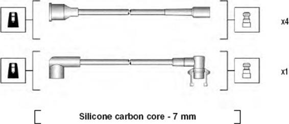 Magneti Marelli 941145230720 - Комплект проводів запалювання avtolavka.club