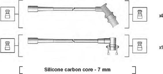 Magneti Marelli 941145270724 - Комплект проводів запалювання avtolavka.club