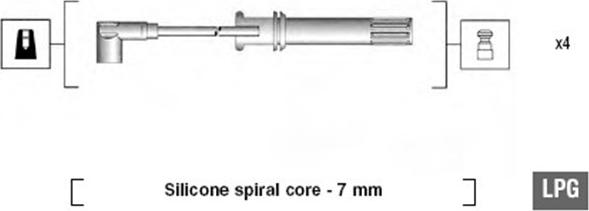 Magneti Marelli 941105160640 - Комплект проводів запалювання avtolavka.club