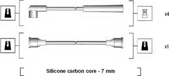 Magneti Marelli 941185010765 - Комплект проводів запалювання avtolavka.club