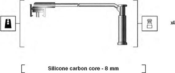 Magneti Marelli 941185270781 - Комплект проводів запалювання avtolavka.club