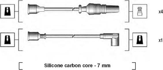 Magneti Marelli 941135020696 - Комплект проводів запалювання avtolavka.club