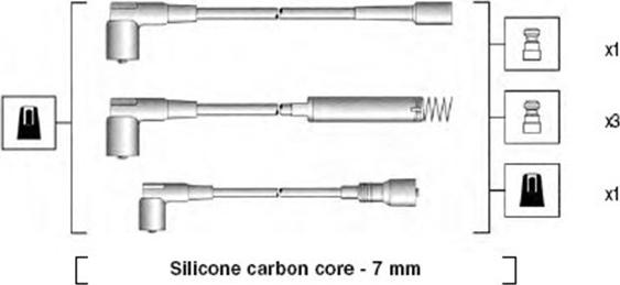 Magneti Marelli 941125440692 - Комплект проводів запалювання avtolavka.club