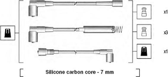 Magneti Marelli 941125140668 - Комплект проводів запалювання avtolavka.club