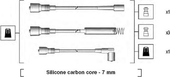 Magneti Marelli 941125160670 - Комплект проводів запалювання avtolavka.club