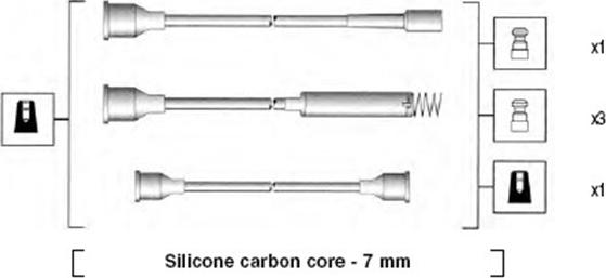 Magneti Marelli 941125350685 - Комплект проводів запалювання avtolavka.club