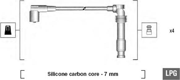 Magneti Marelli 941125310683 - Комплект проводів запалювання avtolavka.club