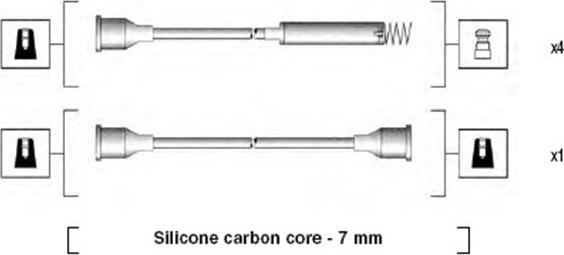 Magneti Marelli 941125240676 - Комплект проводів запалювання avtolavka.club