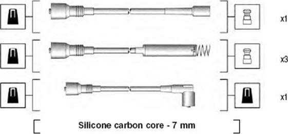 Magneti Marelli 941125280680 - Комплект проводів запалювання avtolavka.club