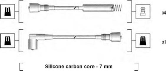 Magneti Marelli 941125270679 - Комплект проводів запалювання avtolavka.club