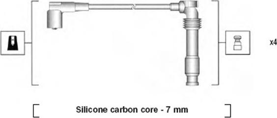 Magneti Marelli 941365050928 - Комплект проводів запалювання avtolavka.club