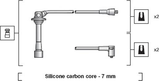 Magneti Marelli 941318111042 - Комплект проводів запалювання avtolavka.club
