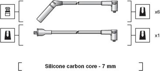 Magneti Marelli 941318111062 - Комплект проводів запалювання avtolavka.club