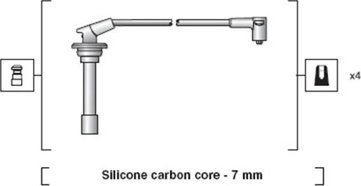Magneti Marelli 941318111080 - Комплект проводів запалювання avtolavka.club
