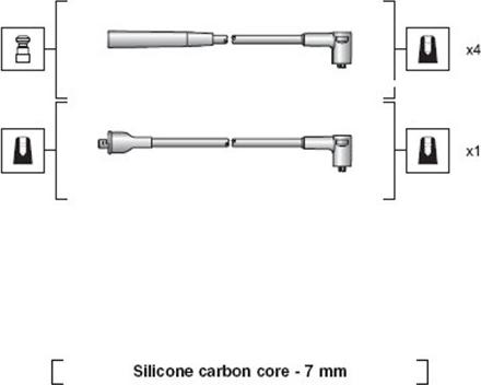 Magneti Marelli 941318111036 - Комплект проводів запалювання avtolavka.club