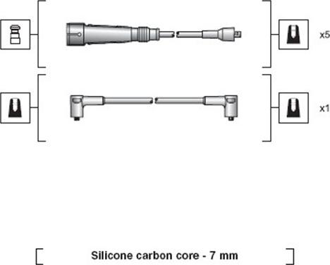 Magneti Marelli 941318111032 - Комплект проводів запалювання avtolavka.club
