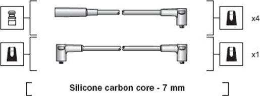 Magneti Marelli 941318111020 - Комплект проводів запалювання avtolavka.club