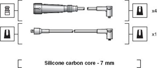Magneti Marelli 941318111027 - Комплект проводів запалювання avtolavka.club