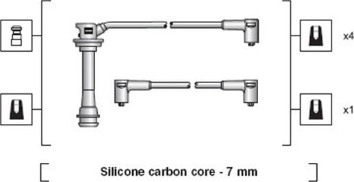 Magneti Marelli 941318111077 - Комплект проводів запалювання avtolavka.club