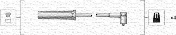 Magneti Marelli 941318111196 - Комплект проводів запалювання avtolavka.club