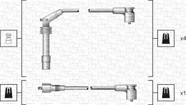 Magneti Marelli 941318111140 - Комплект проводів запалювання avtolavka.club