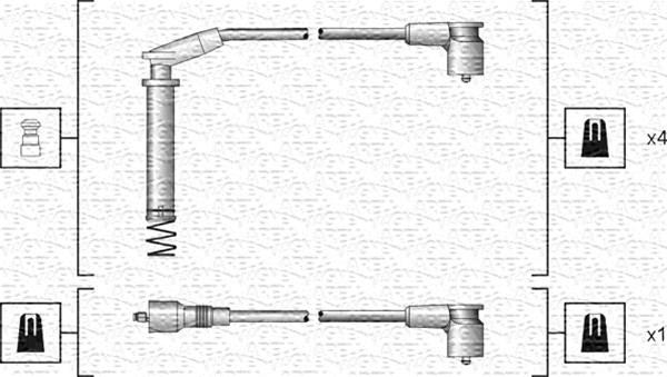 Magneti Marelli 941318111154 - Комплект проводів запалювання avtolavka.club