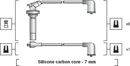 Magneti Marelli 941318111102 - Комплект проводів запалювання avtolavka.club