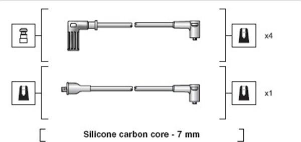 Magneti Marelli 941318111118 - Комплект проводів запалювання avtolavka.club