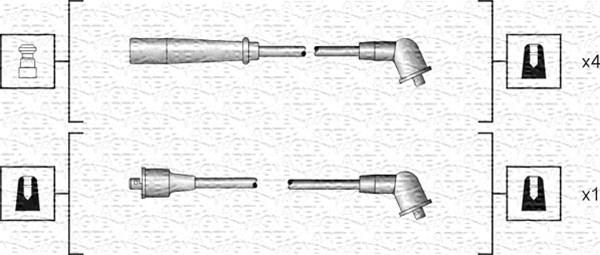 Magneti Marelli 941318111185 - Комплект проводів запалювання avtolavka.club