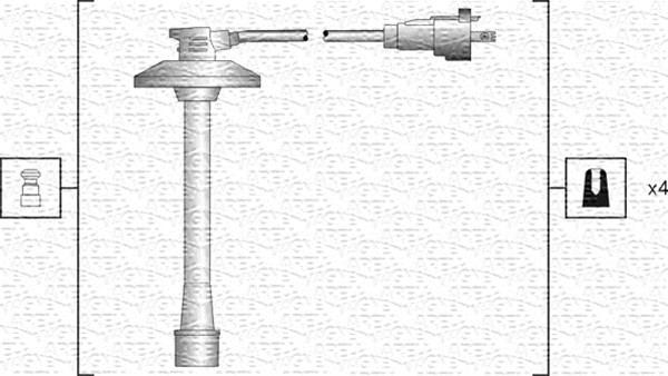 Magneti Marelli 941318111186 - Комплект проводів запалювання avtolavka.club